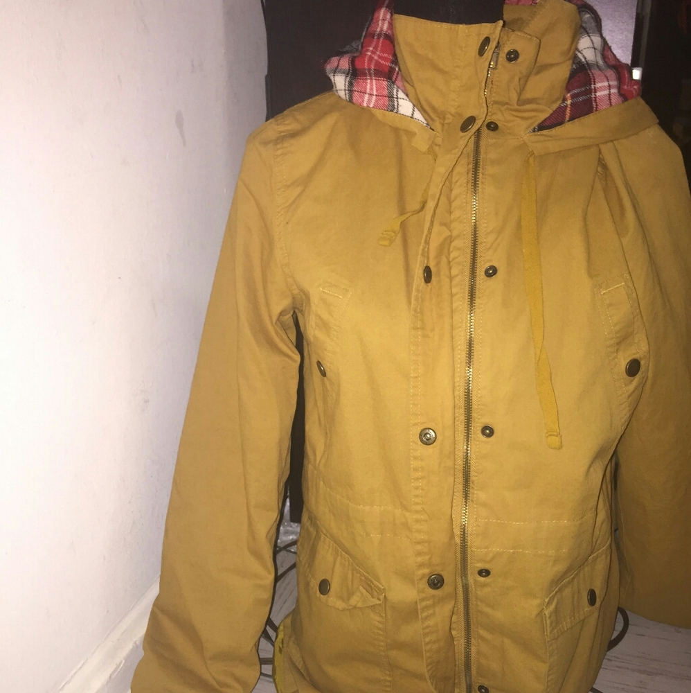 Marshalls Love Tree Golden Mustard Utility Jacket